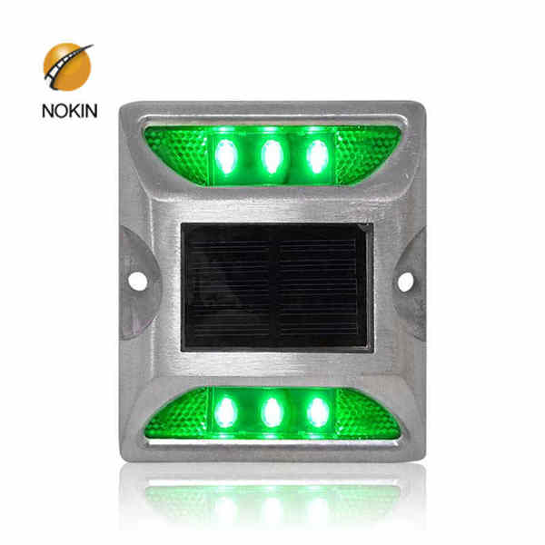 Blinking Road Stud Light Reflector For Car Park With Spike 